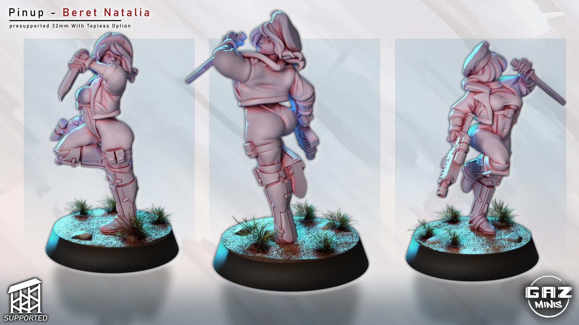 Soldier Girl Beret Natalia | Gaz Minis