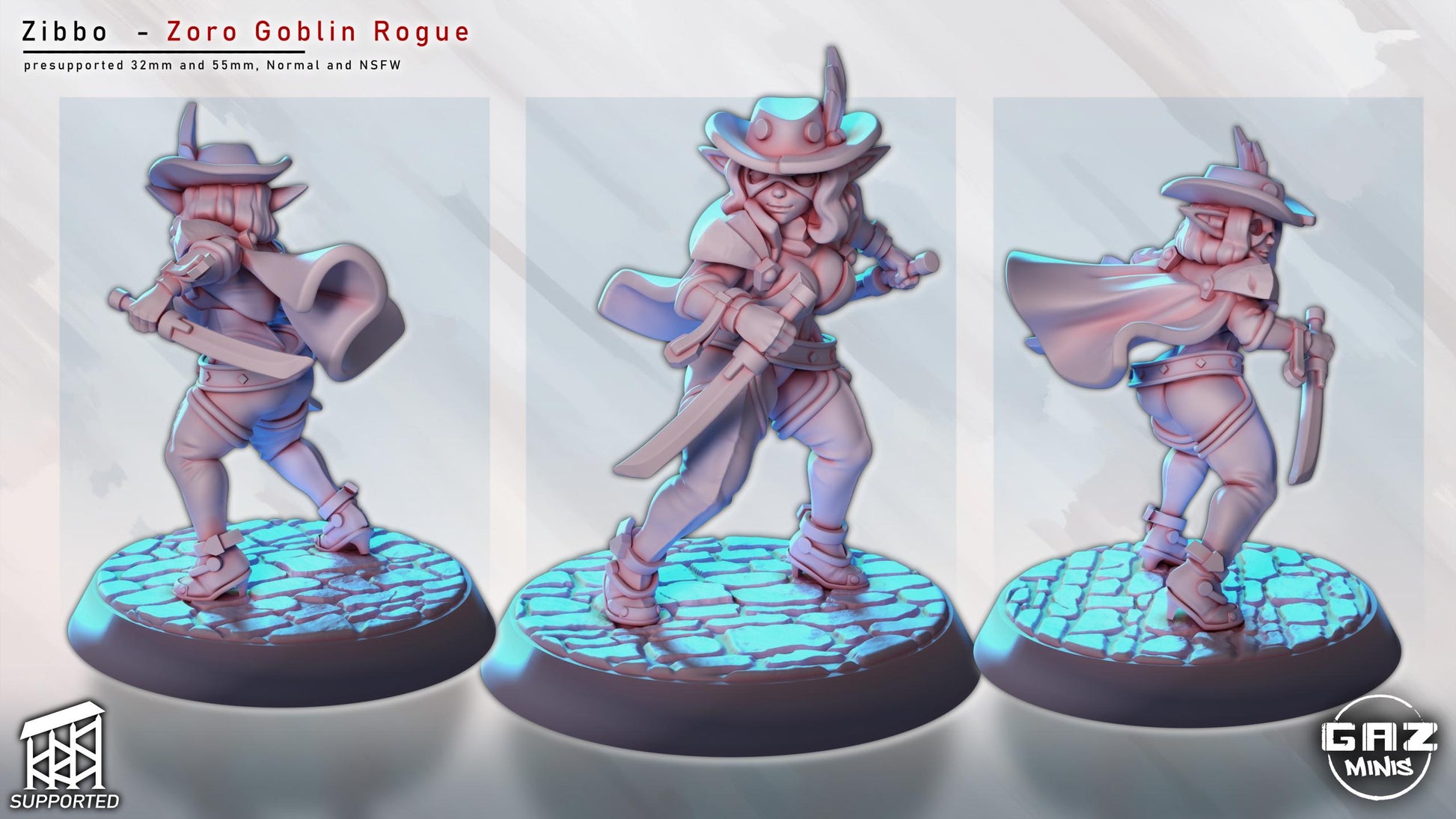 Rogue Goblin Girl | Gaz Minis