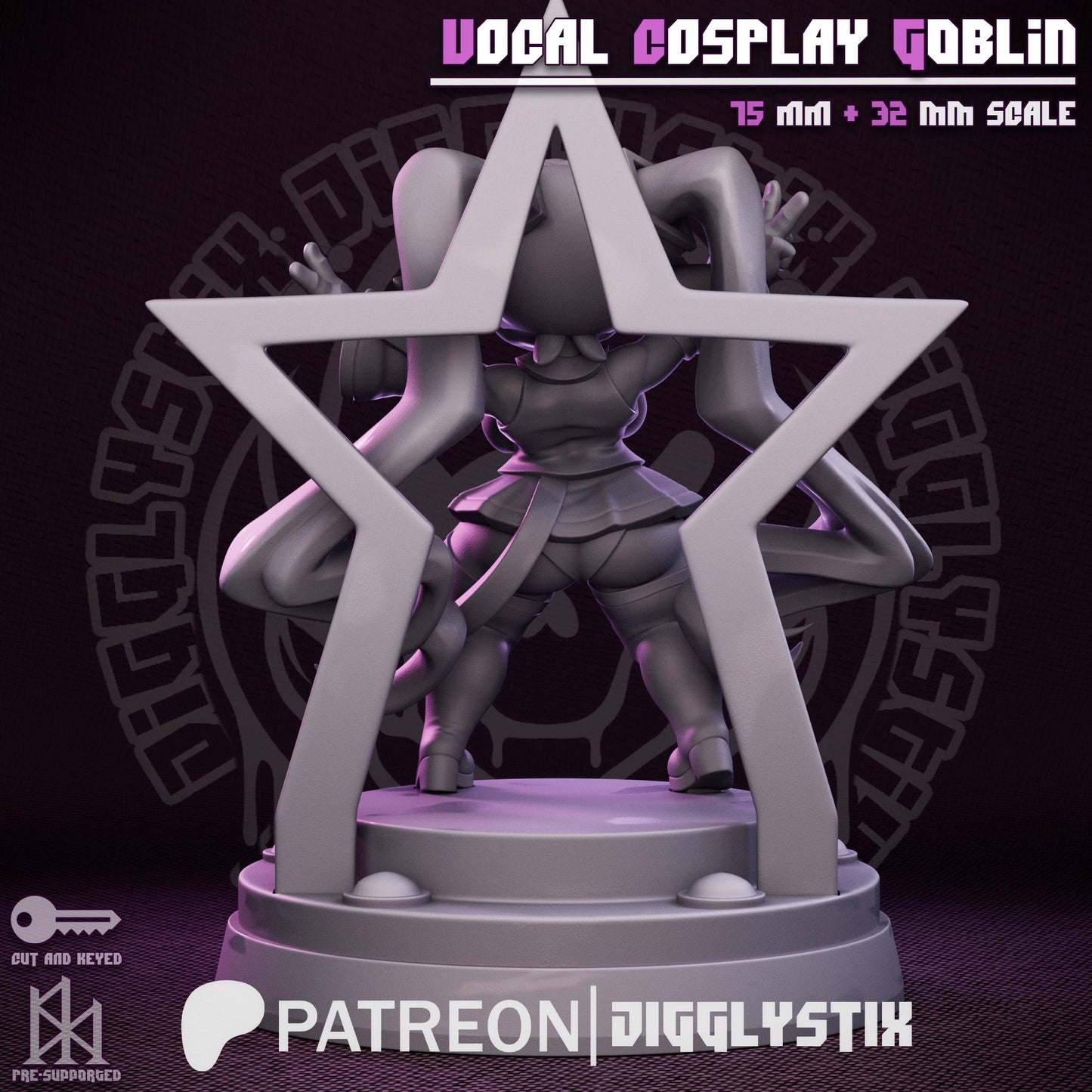 Vocaloid Goblin Girl | Miniature | Jigglystix