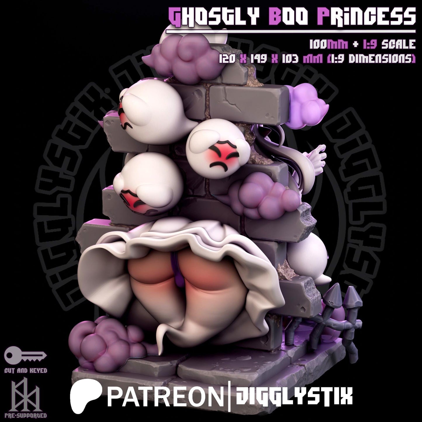 Ghost Princess Model Kit | Miniature | Jigglystix