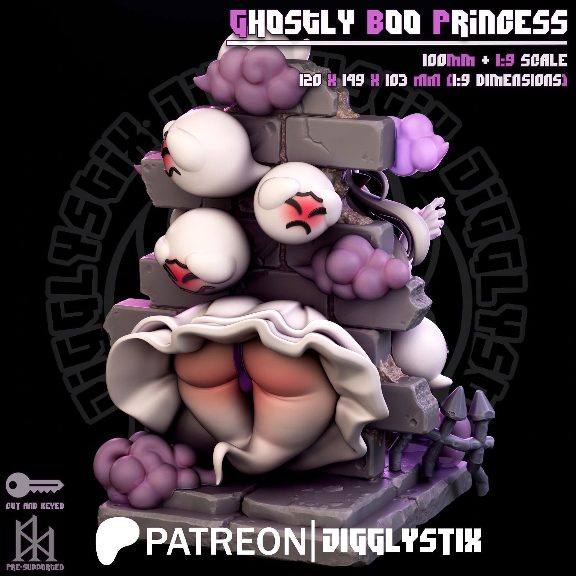 Ghost Princess Model Kit | Miniature | Jigglystix