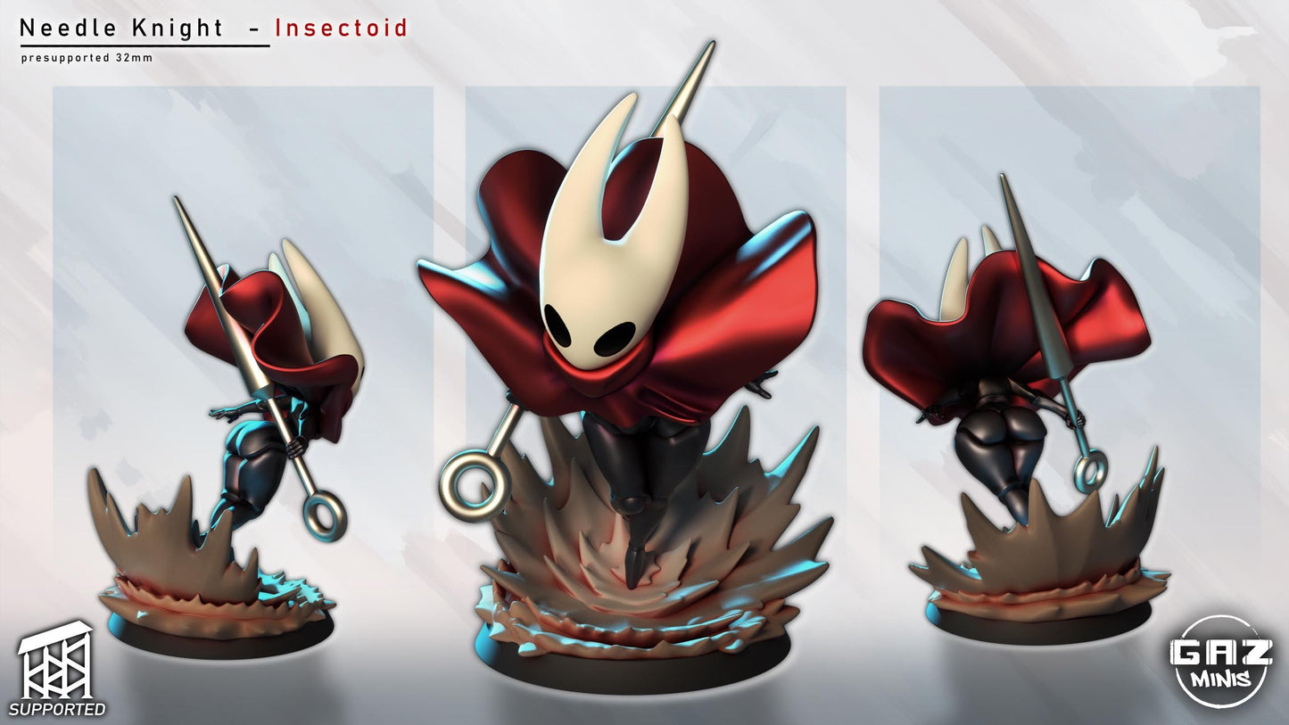 Needle Knight Insectoid Miniature | 3D Resin Printed Figurine | Gaz Minis