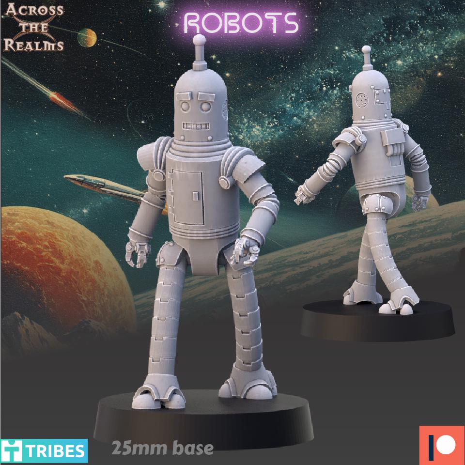Space Robot Miniatures | 32mm | Across the Realms