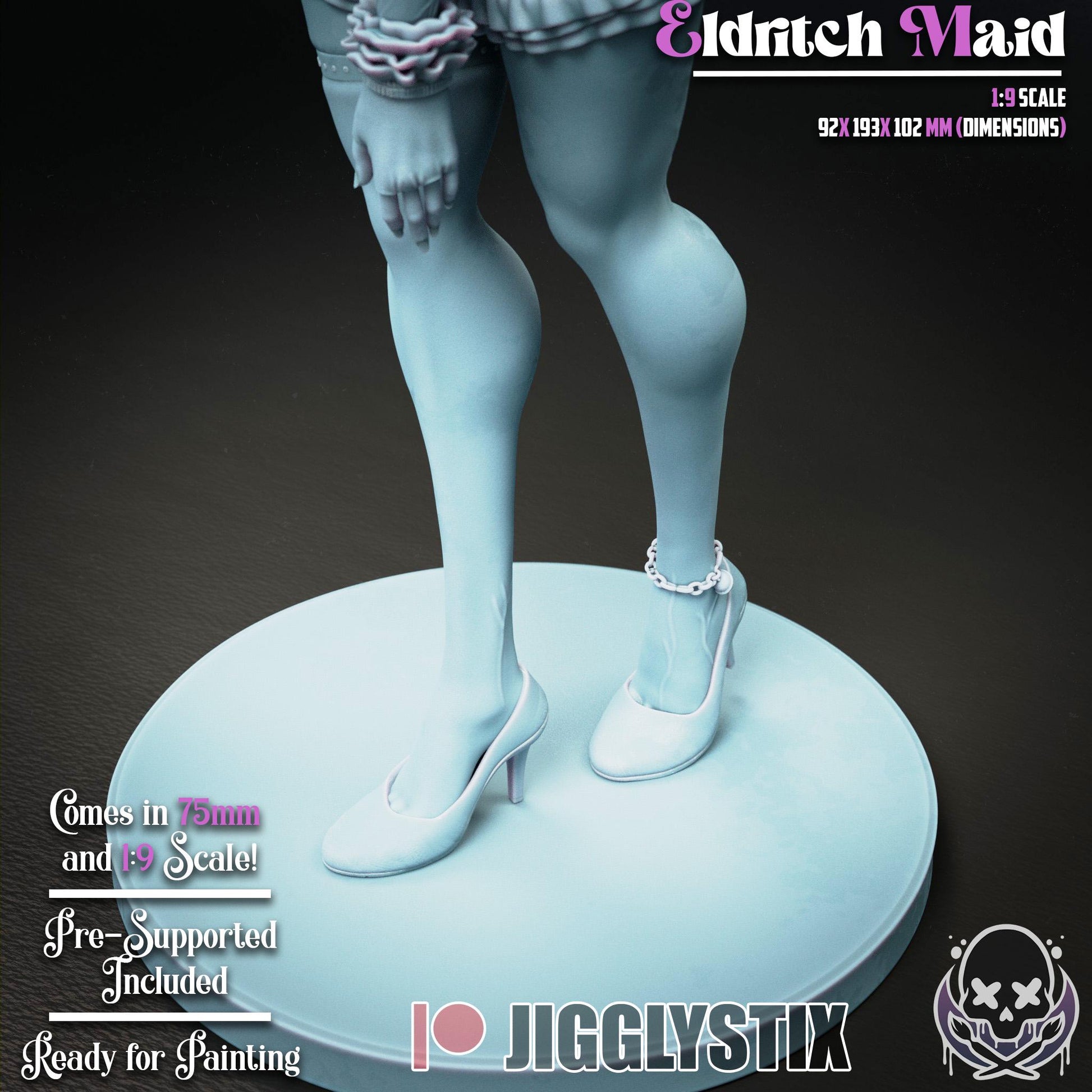 Eldritch Maid Model Kit | Miniature | Jigglystix