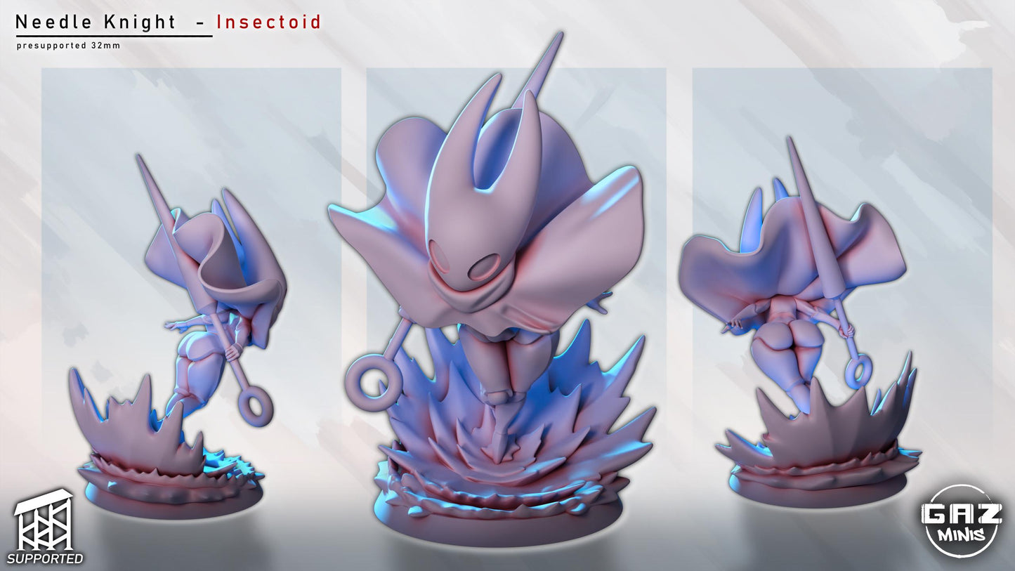 Needle Knight Insectoid Miniature | 3D Resin Printed Figurine | Gaz Minis