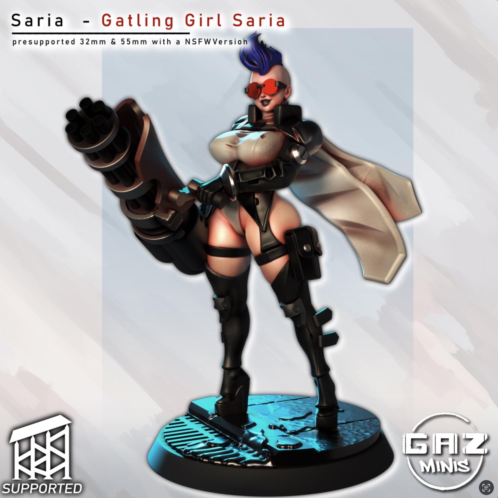Gatling Girl Saria | Gaz Minis