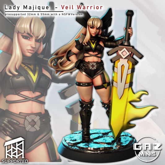 Veil Warrior Lady Majique | Gaz Minis
