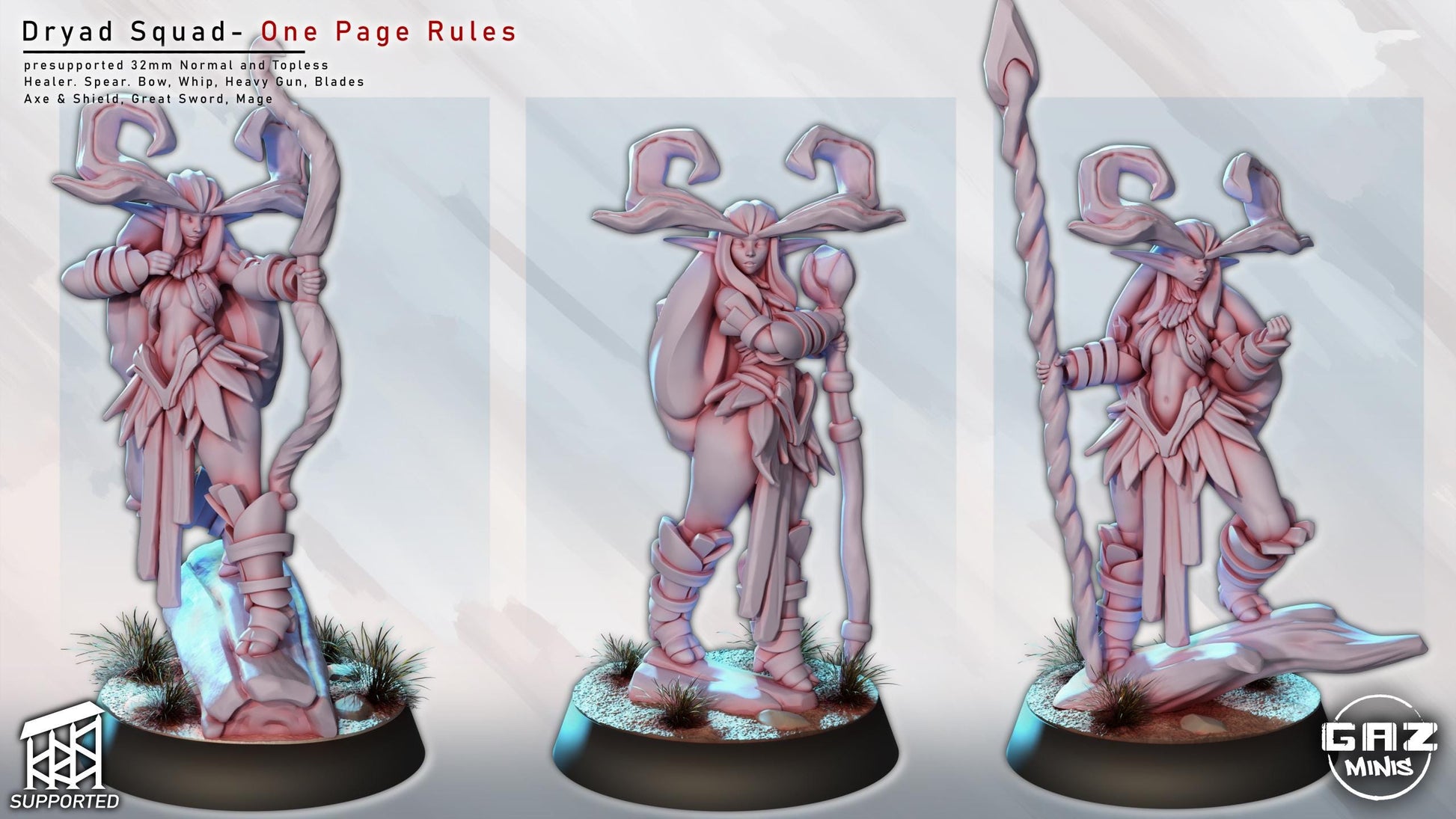 Dryad Squad Miniature Bundle | Gaz Minis