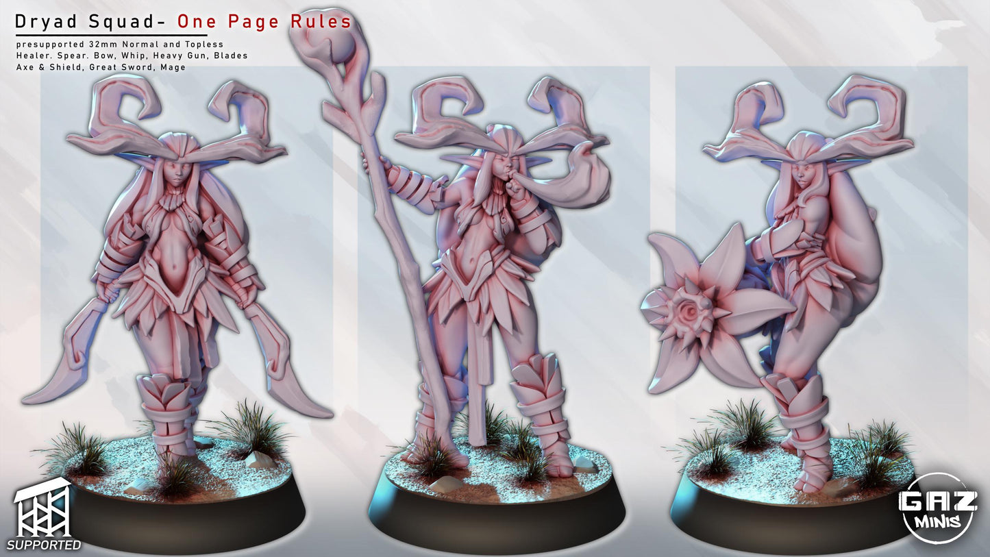 Dryad Squad Miniature Bundle | Gaz Minis