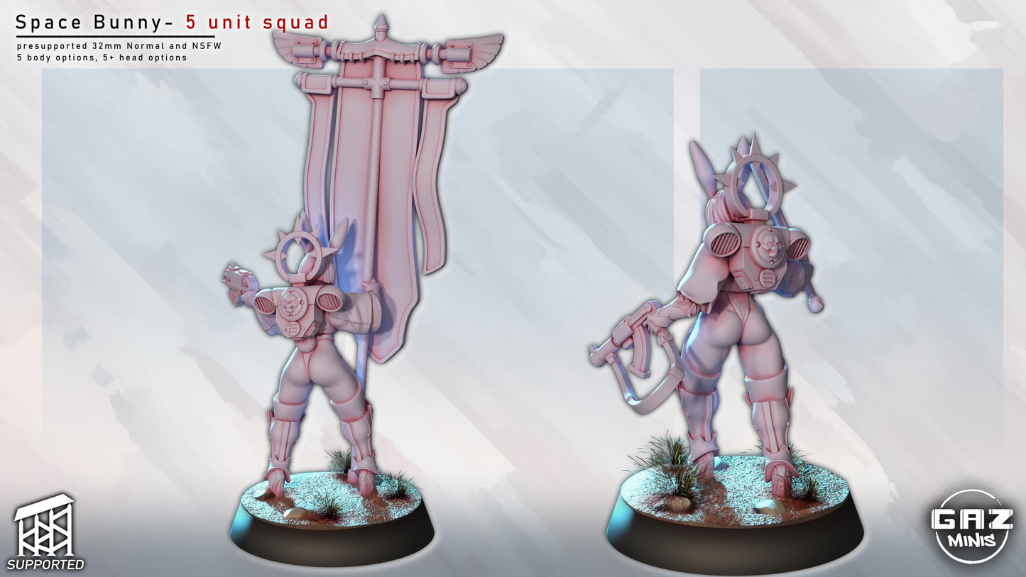 Space Bunny Squad | Pin Up Miniatures | Gaz Minis
