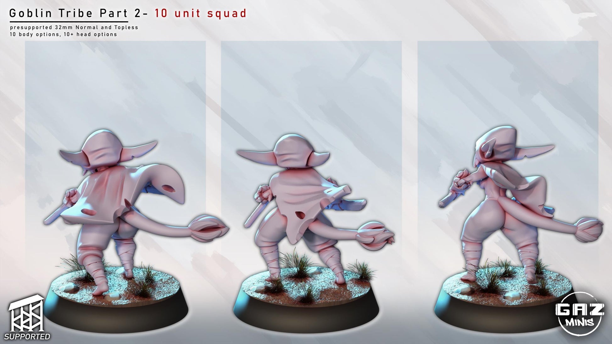Goblin Tribe Warrior Bundle | Gaz Miniatures