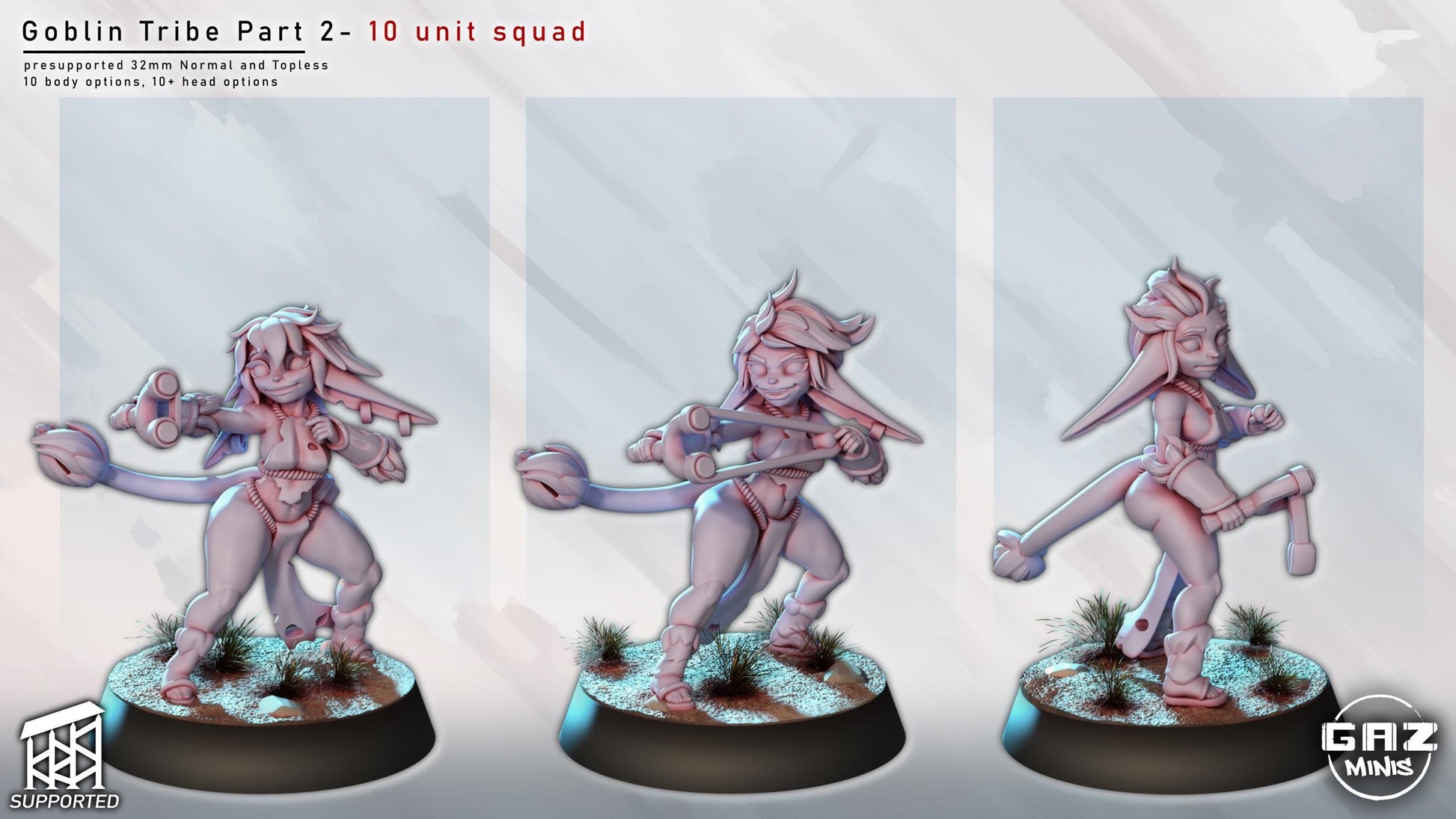 Goblin Tribe Warrior Bundle | Gaz Miniatures