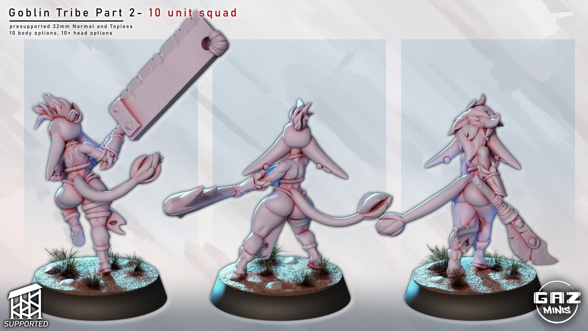 Goblin Tribe Warrior Bundle | Gaz Miniatures