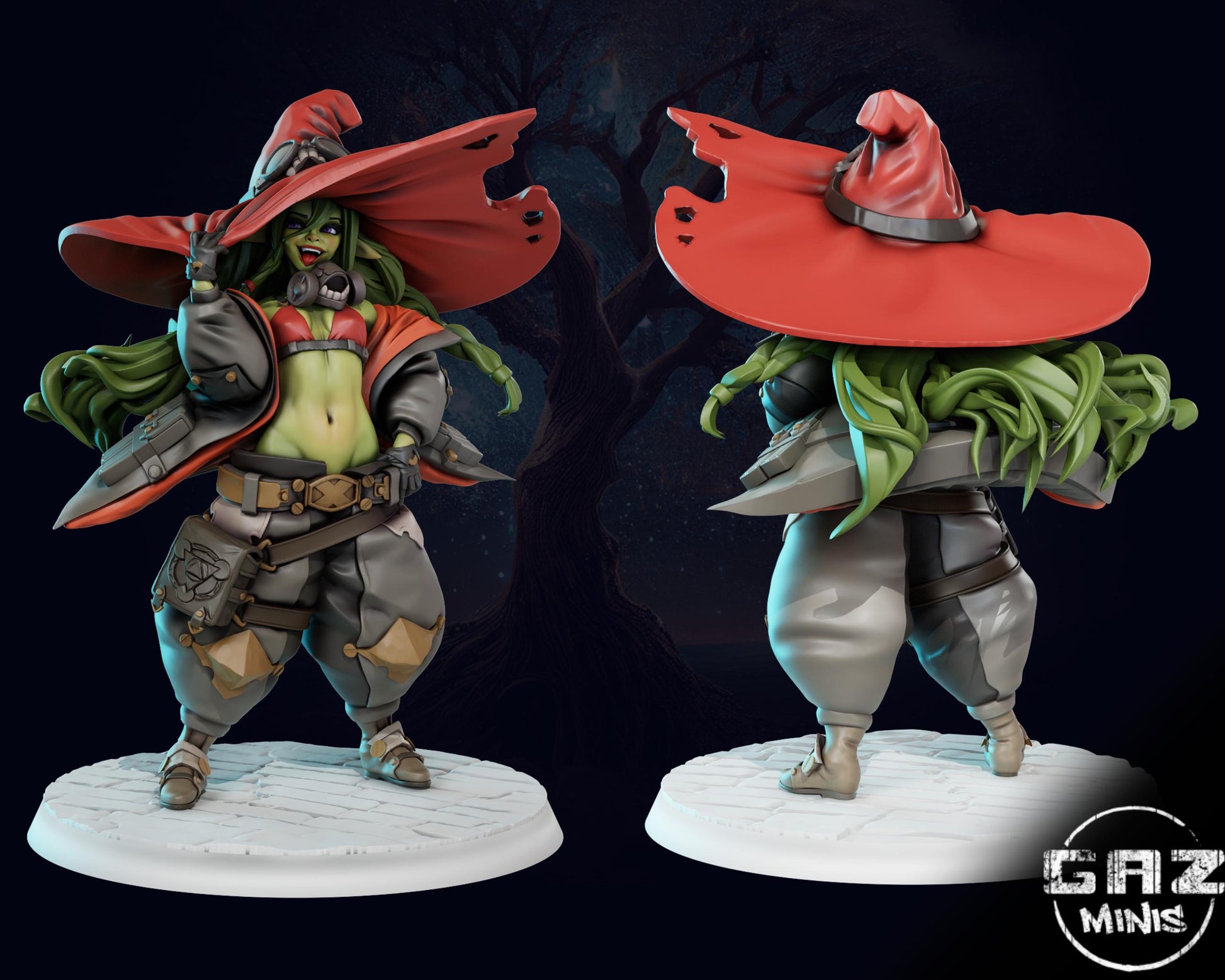 Goblin Witch Miniature | Gaz Minis