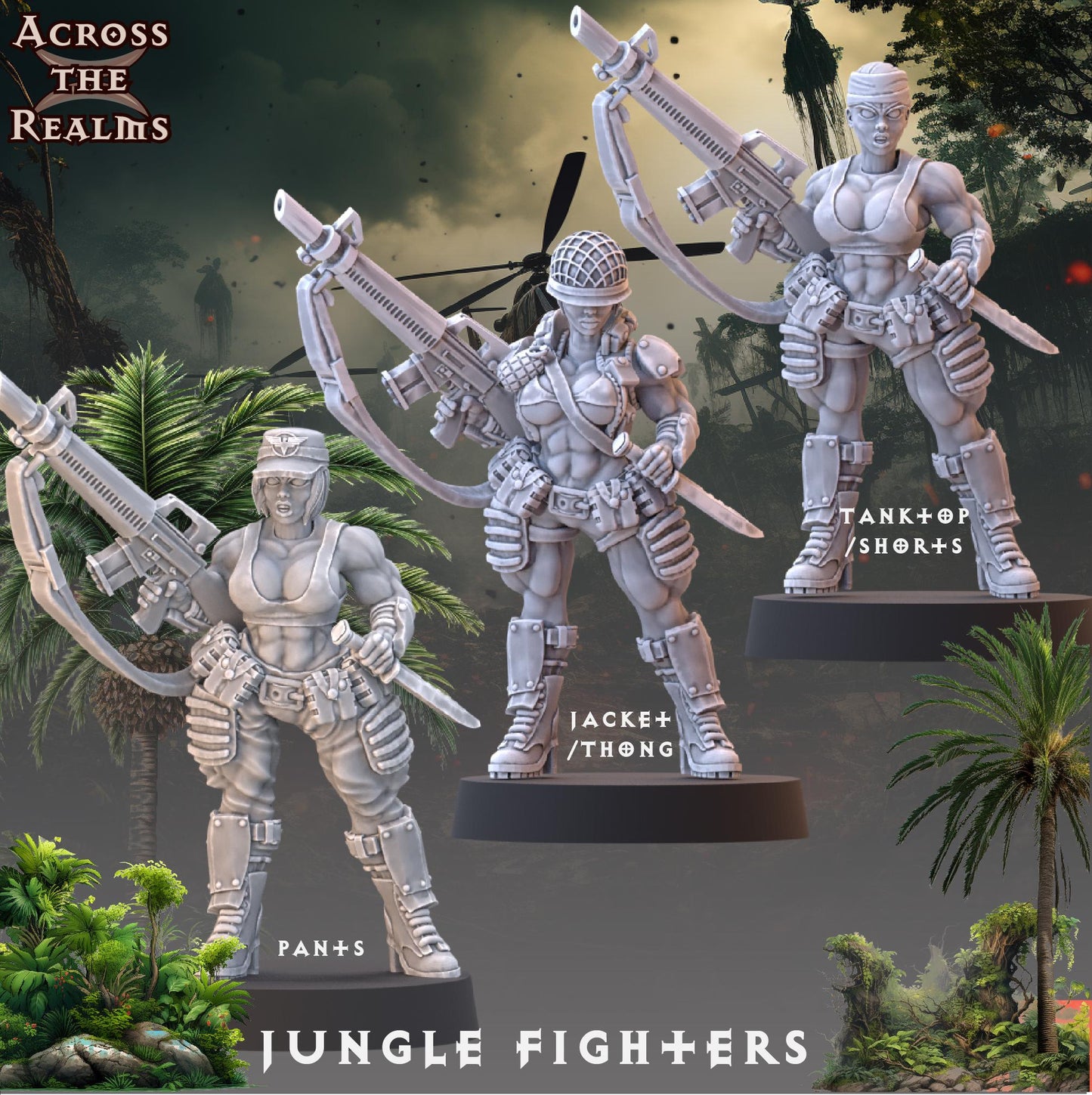 Jungle Fighter Miniatures | Across the Realms