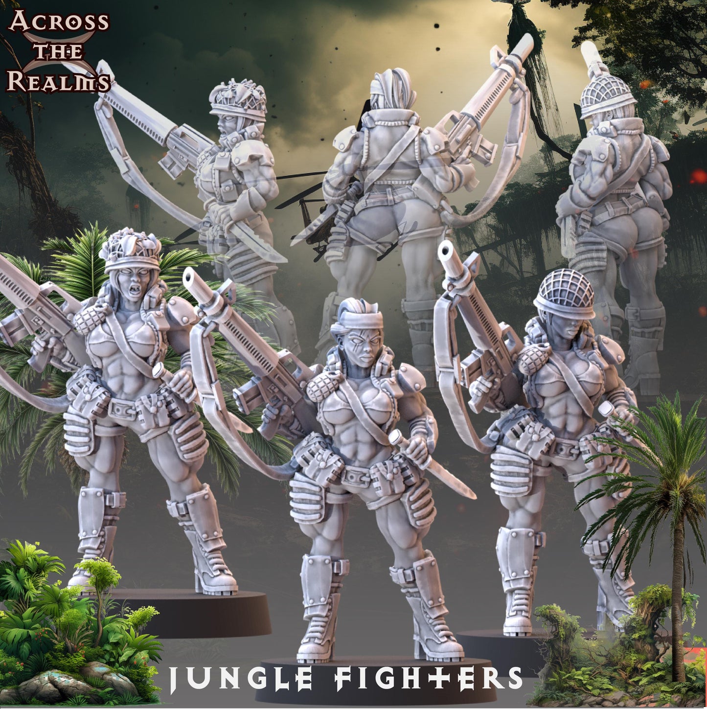 Jungle Fighter Miniatures | Across the Realms