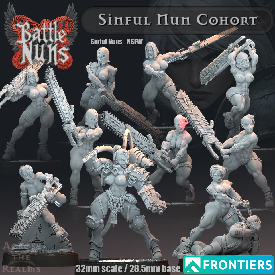 Sinful Nun Cohort Miniatures | Across the Realms