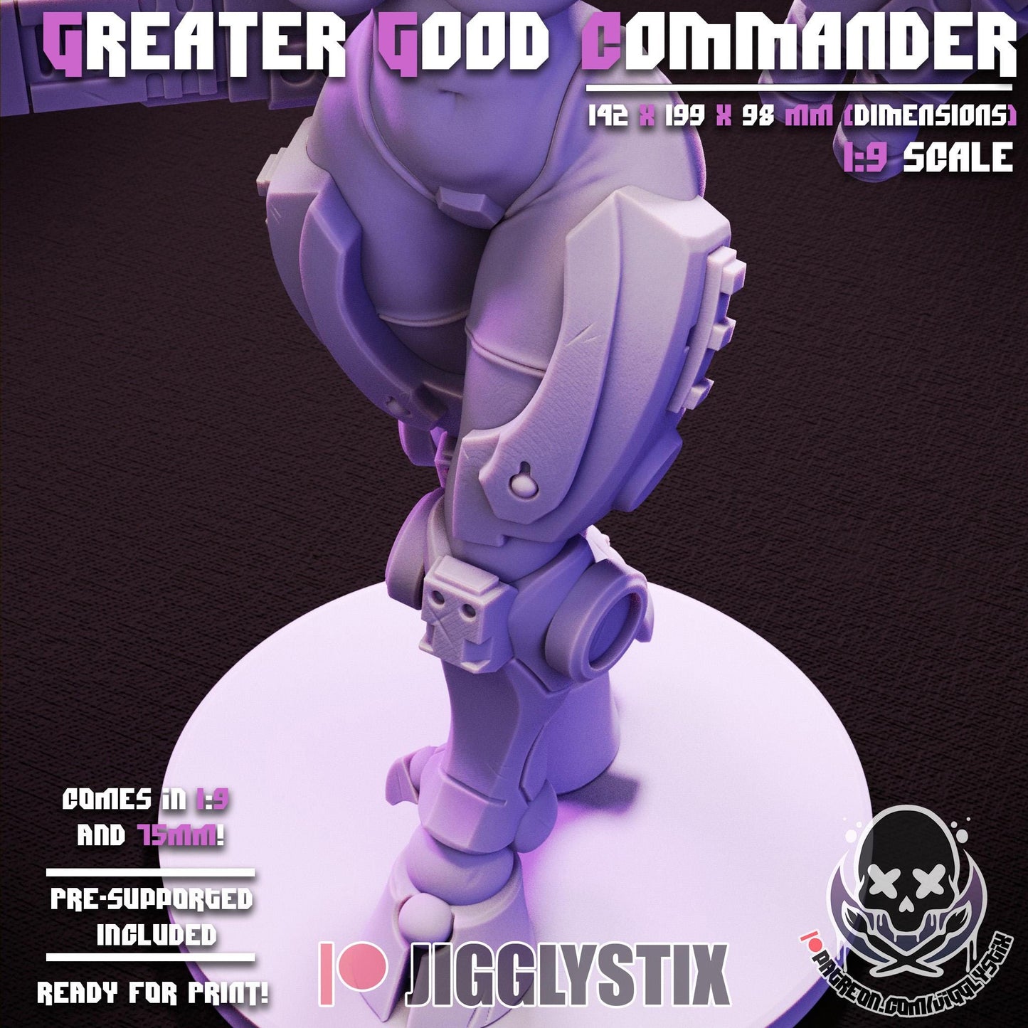 Greater Good Commander | Miniature | Jigglystix