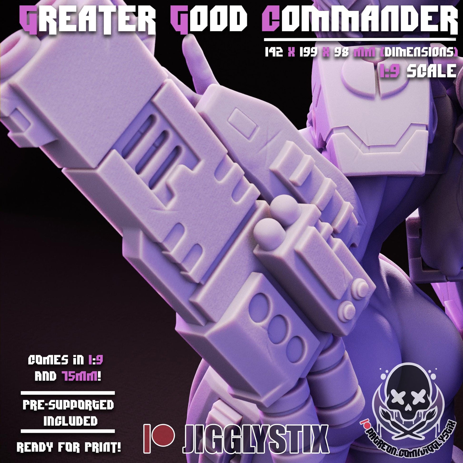 Greater Good Commander | Miniature | Jigglystix