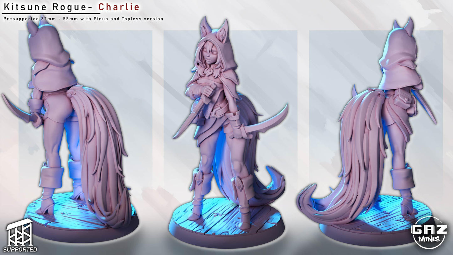 Kitsune Rogue Miniature | Gaz Minis