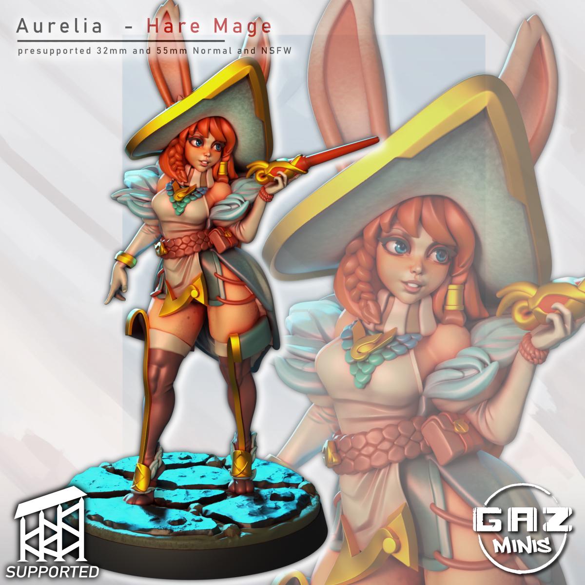Hare Mage Miniature | Gaz Minis