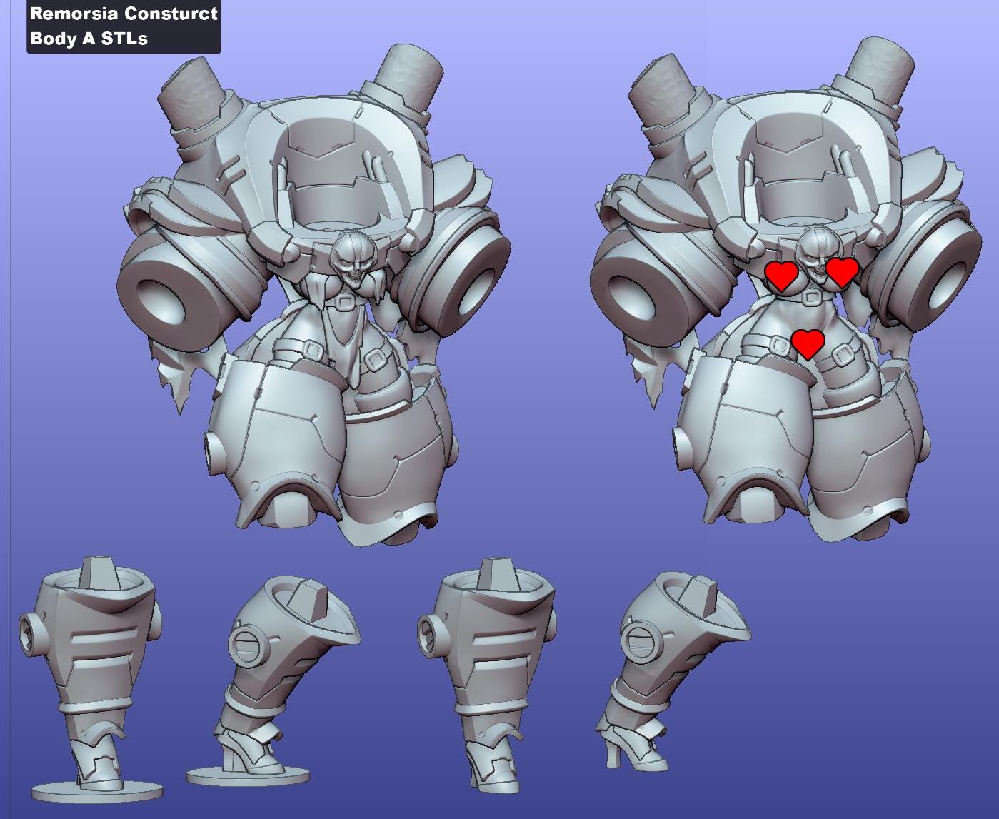 Siblings of Combat - Remorsia Constructs | Gaz Minis