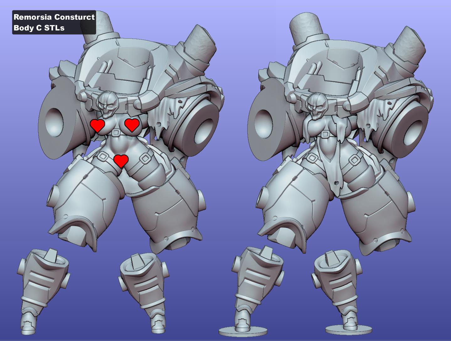 Siblings of Combat - Remorsia Constructs | Gaz Minis