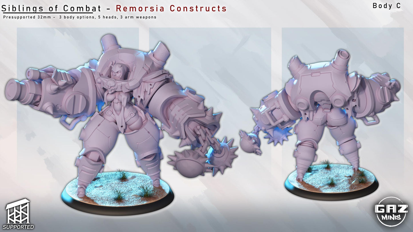 Siblings of Combat - Remorsia Constructs | Gaz Minis