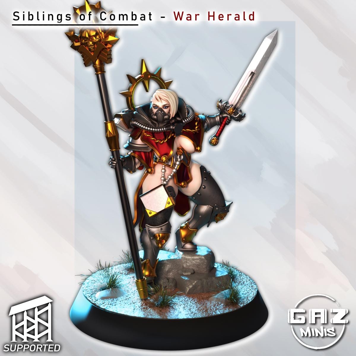 War Herald Sibling of Combat | Gaz Minis