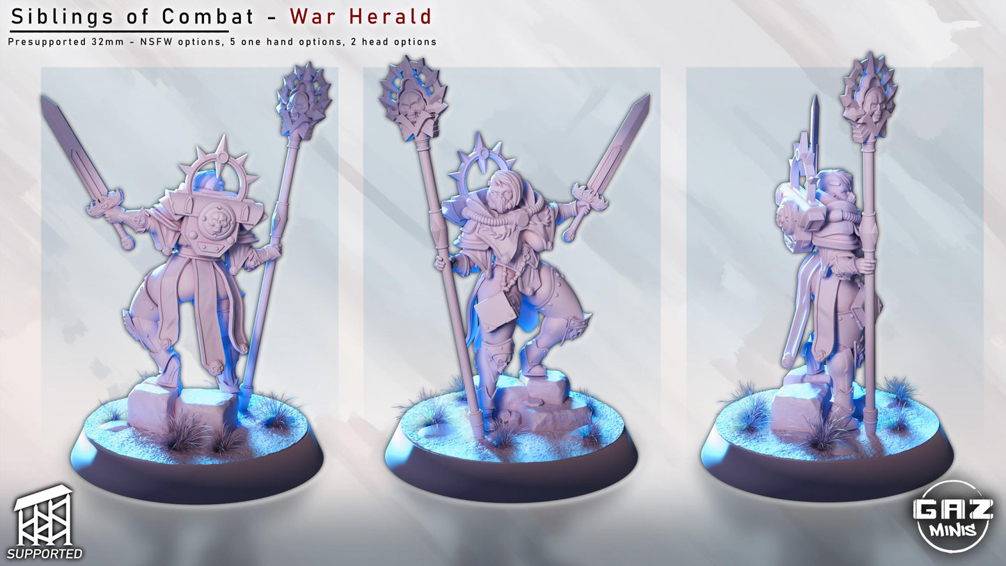 War Herald Sibling of Combat | Gaz Minis