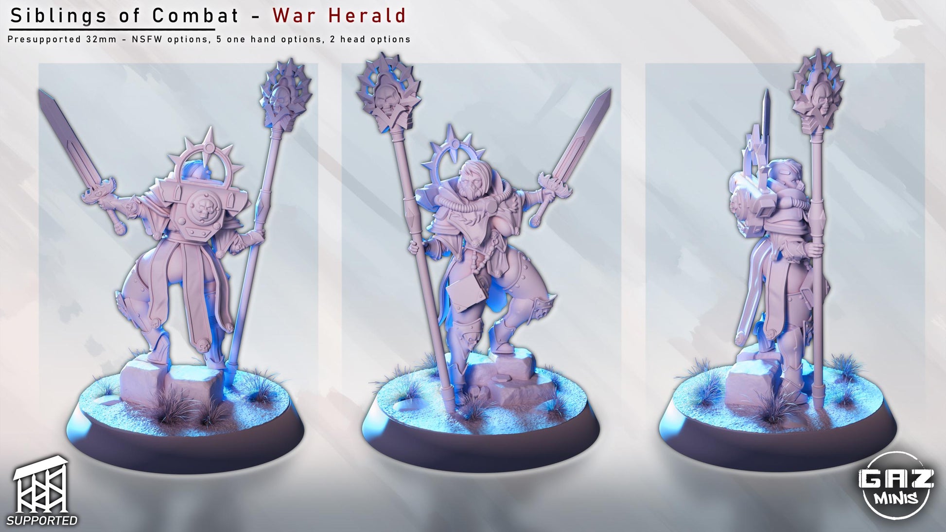 War Herald Sibling of Combat | Gaz Minis