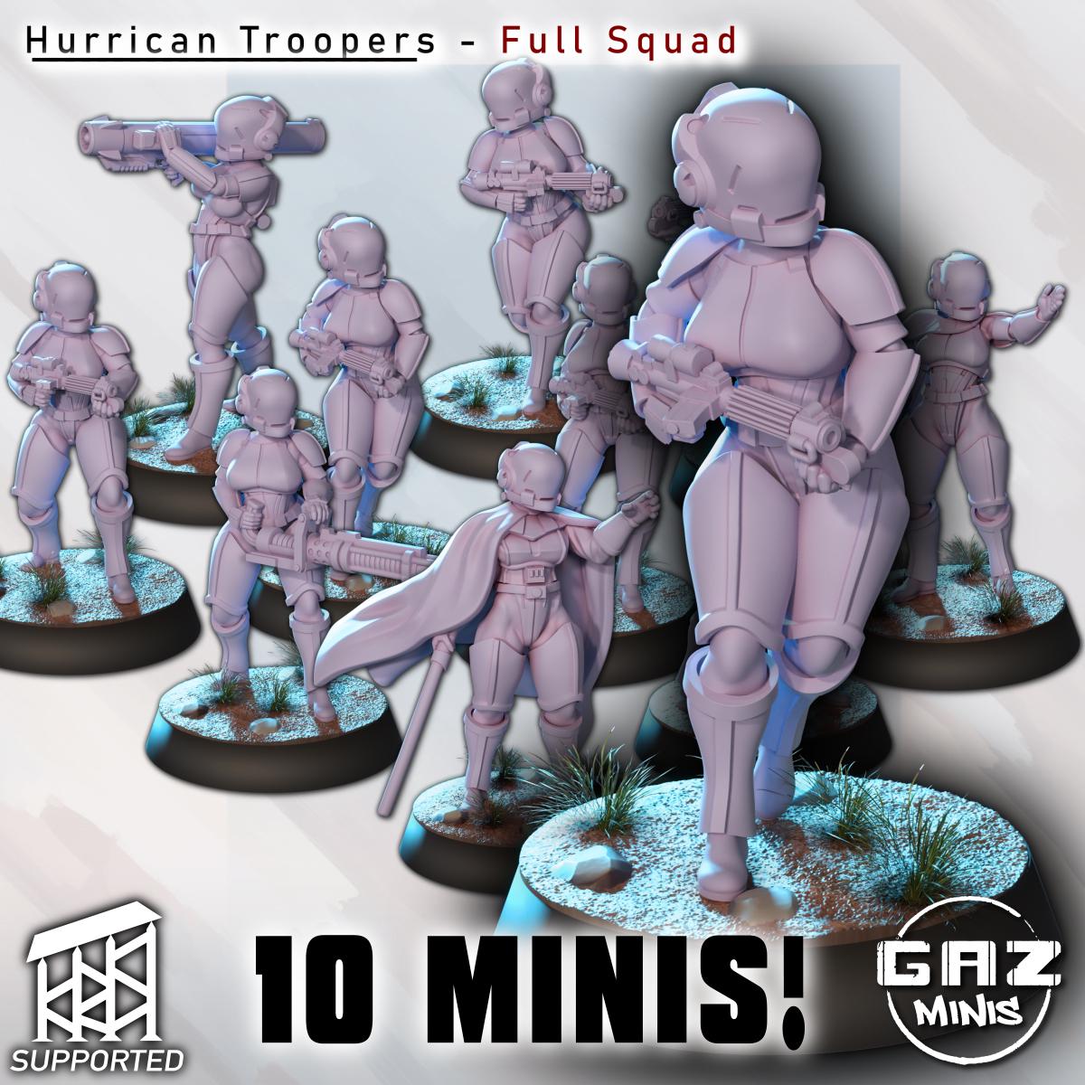 Hurricane Trooper Squad | Gaz Minis