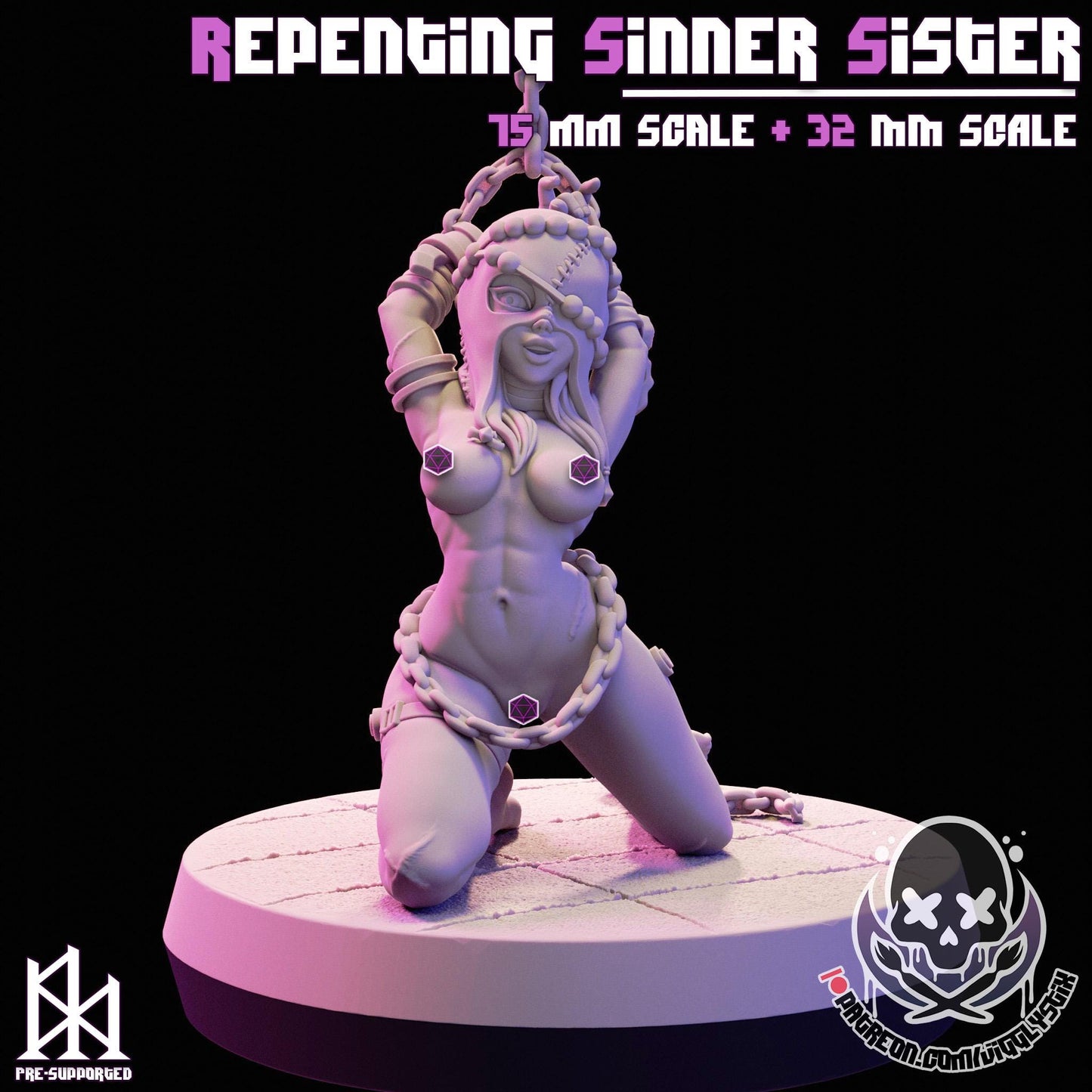Repenting Sinner Sister | Miniature | Jigglystix
