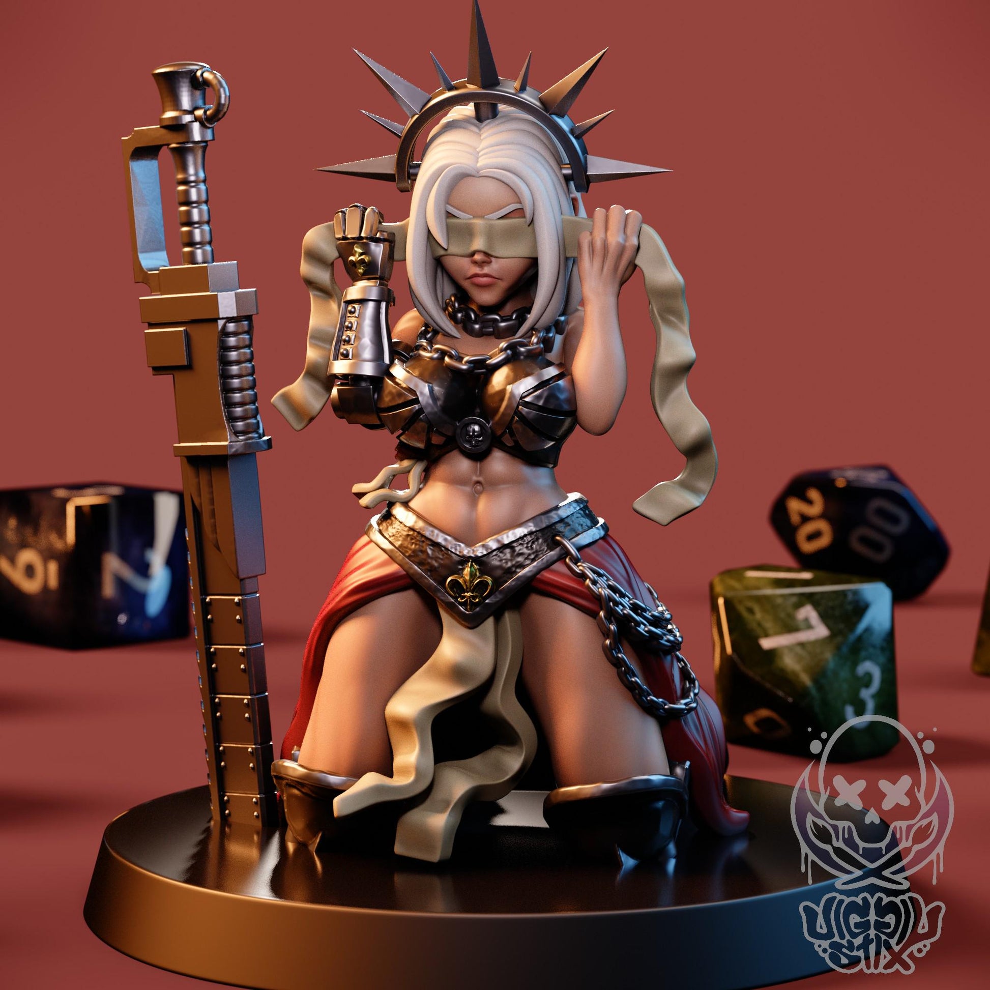 Repenting Fanatical Sister | Miniature | Jigglystix