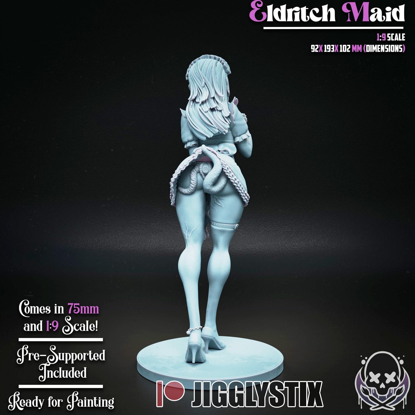 Eldritch Maid Model Kit | Miniature | Jigglystix