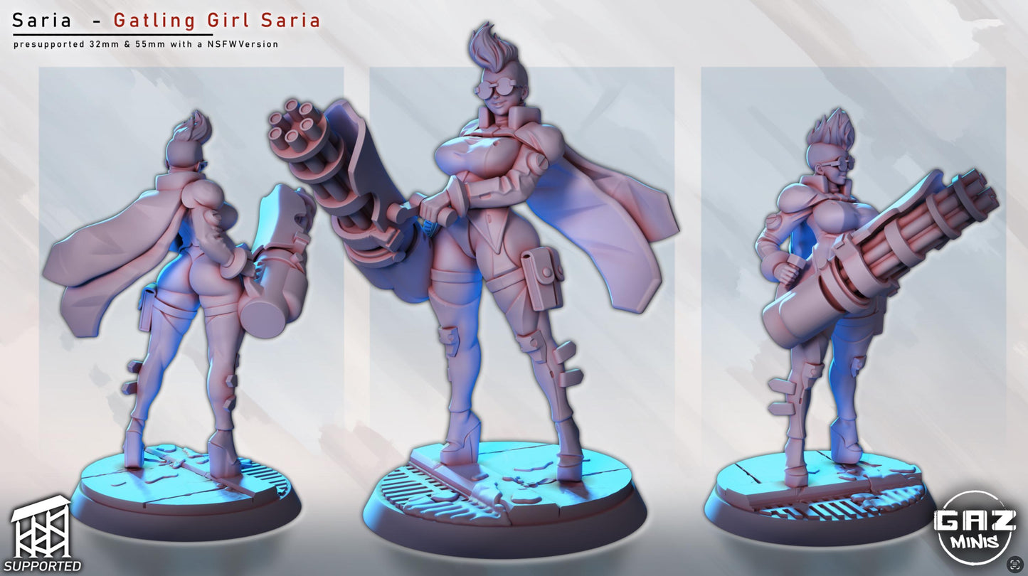 Gatling Girl Saria | Gaz Minis