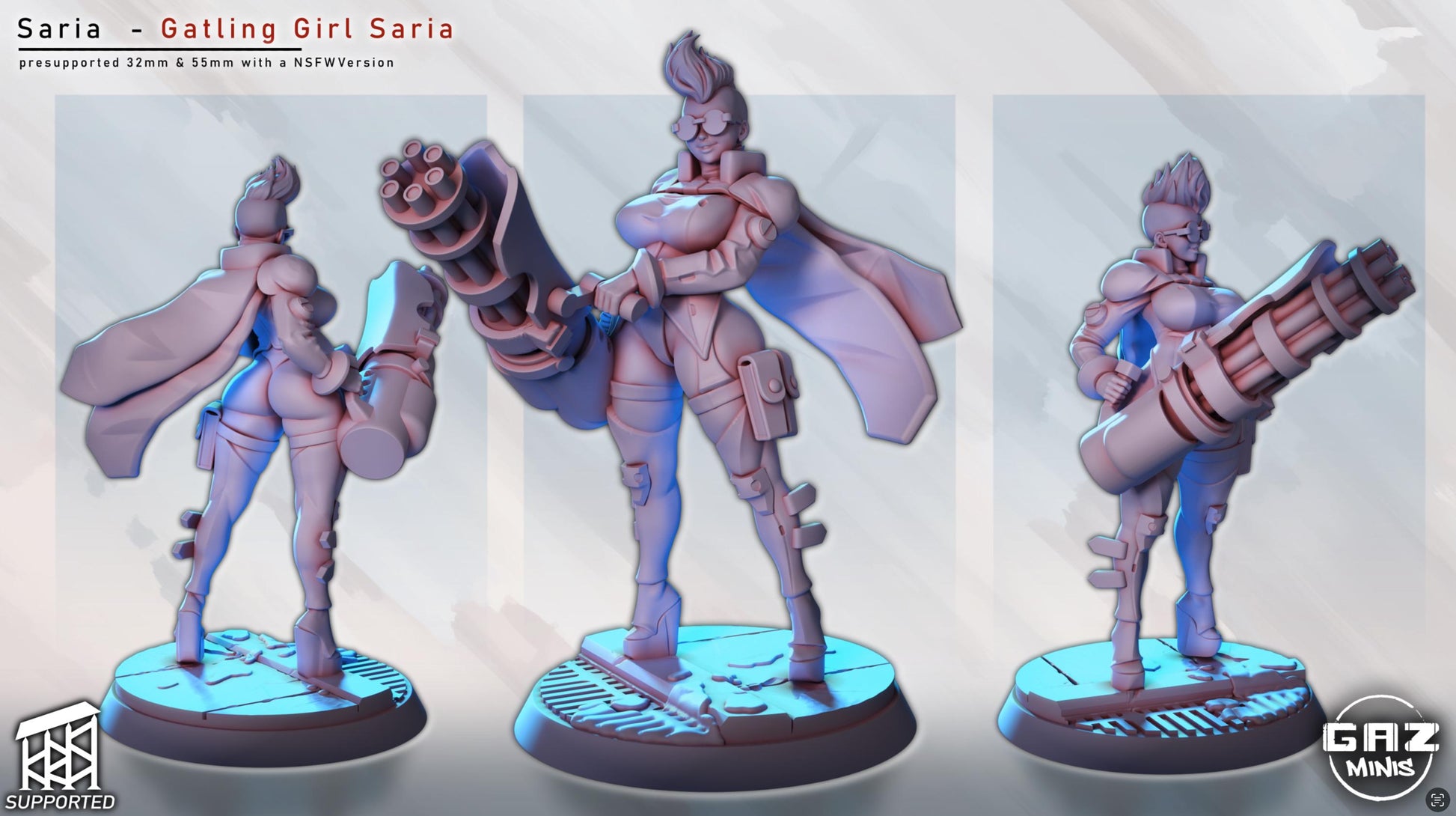 Gatling Girl Saria | Gaz Minis