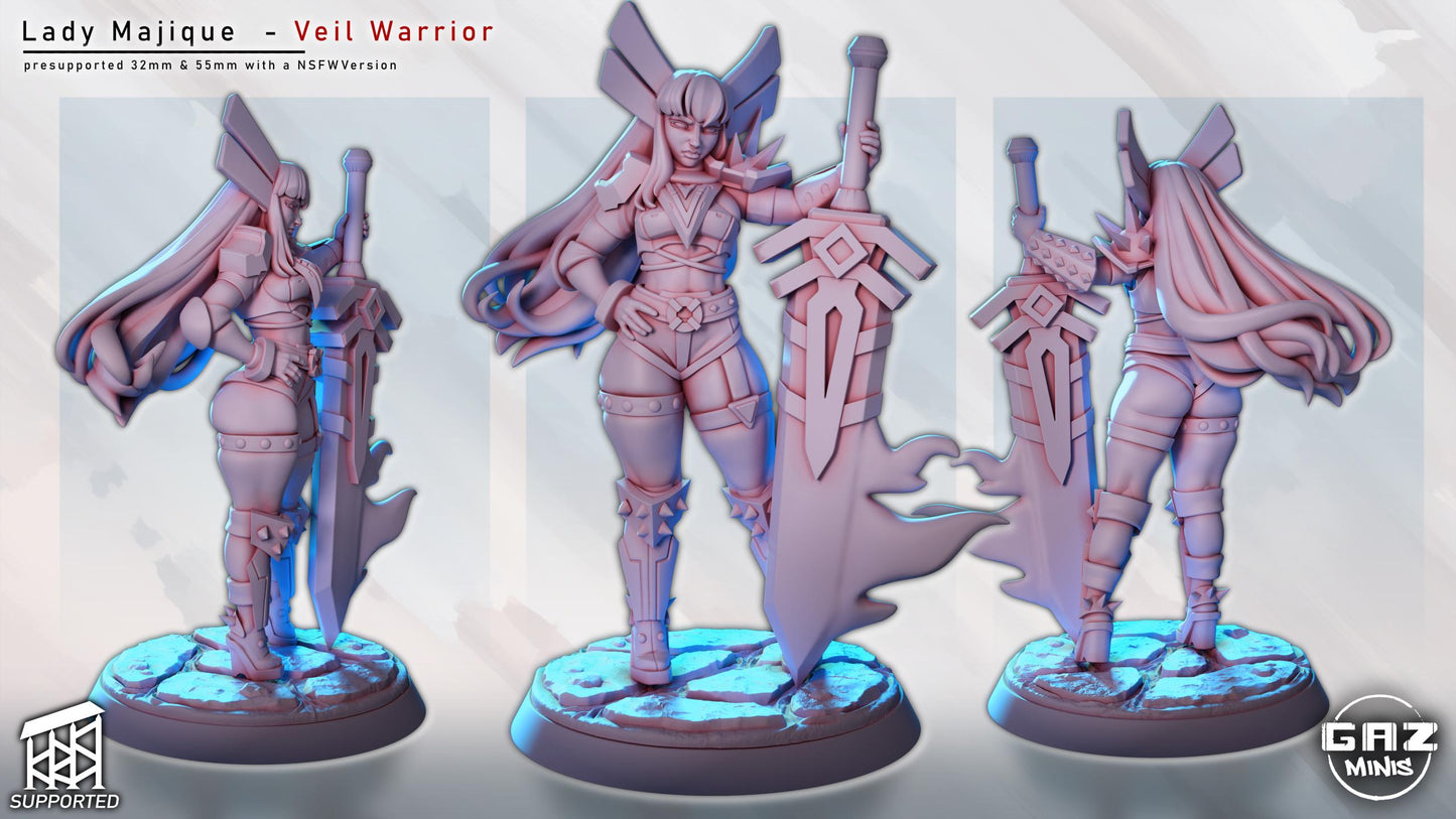 Veil Warrior Lady Majique | Gaz Minis