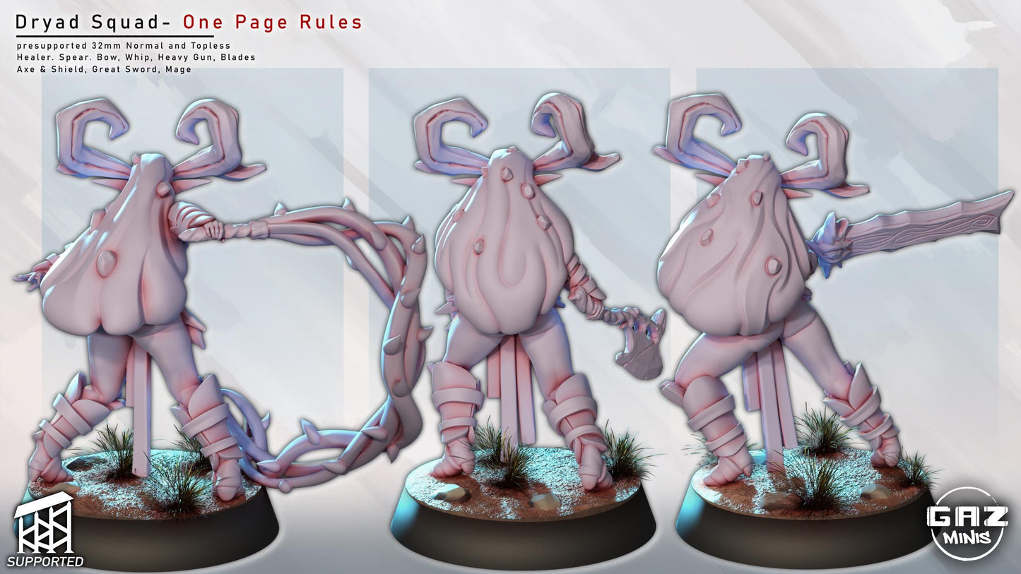 Dryad Squad Miniature Bundle | Gaz Minis