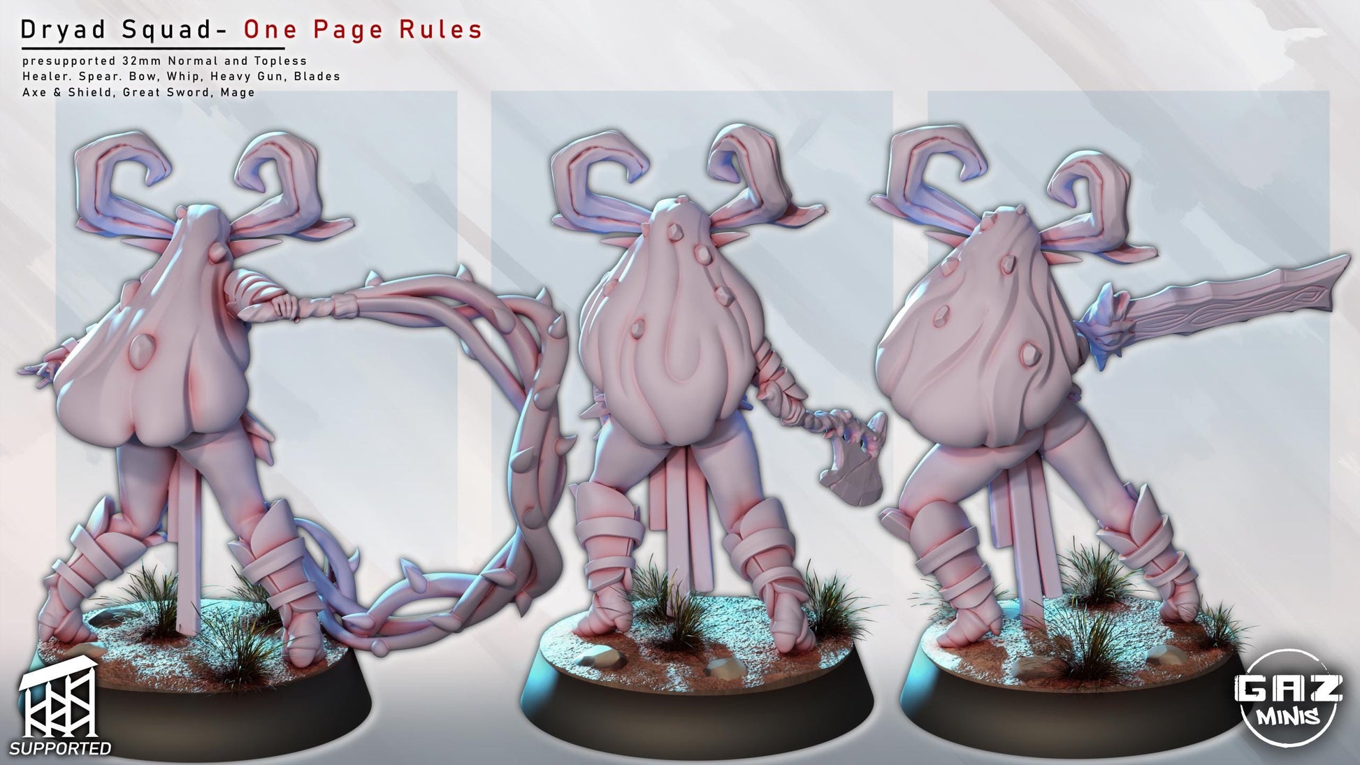 Dryad Squad Miniature Bundle | Gaz Minis