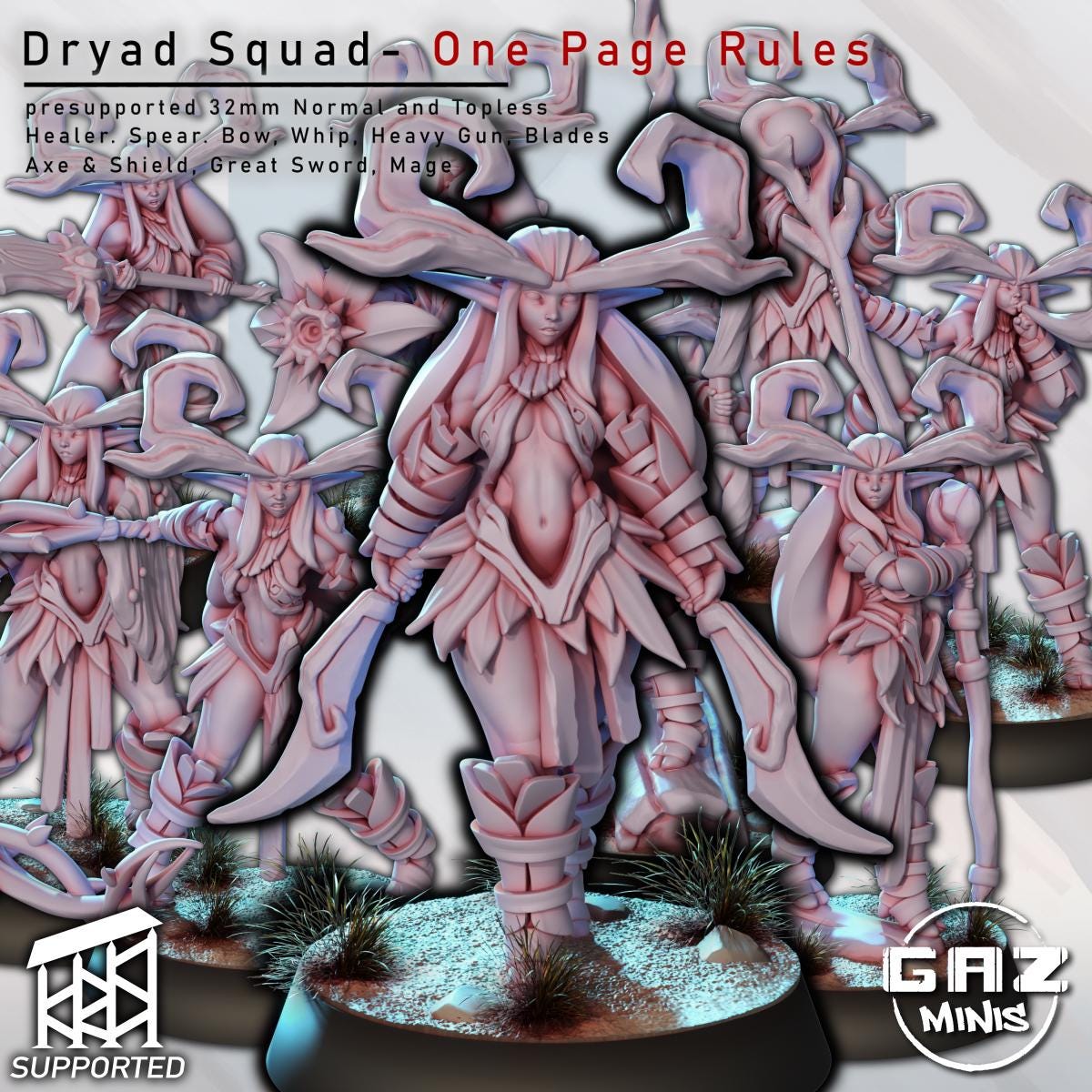 Dryad Squad Miniature Bundle | Gaz Minis