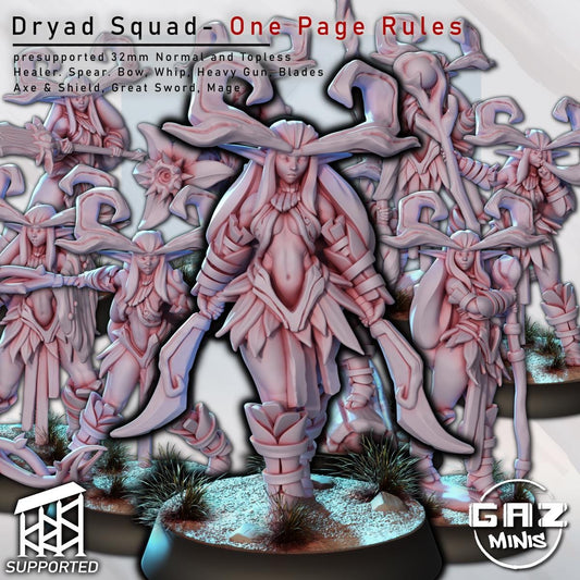 Dryad Squad Miniature Bundle | Gaz Minis