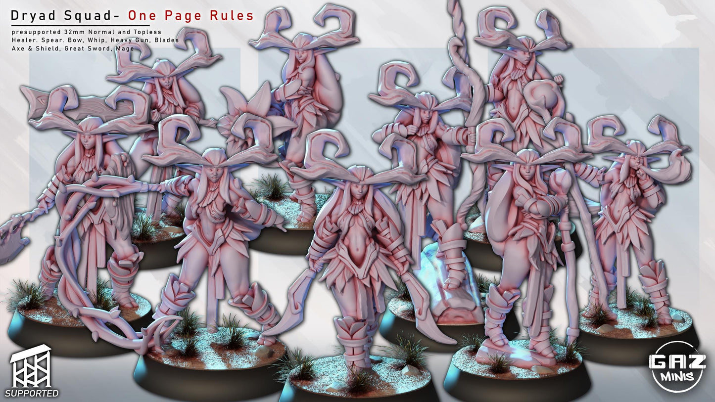 Dryad Squad Miniature Bundle | Gaz Minis