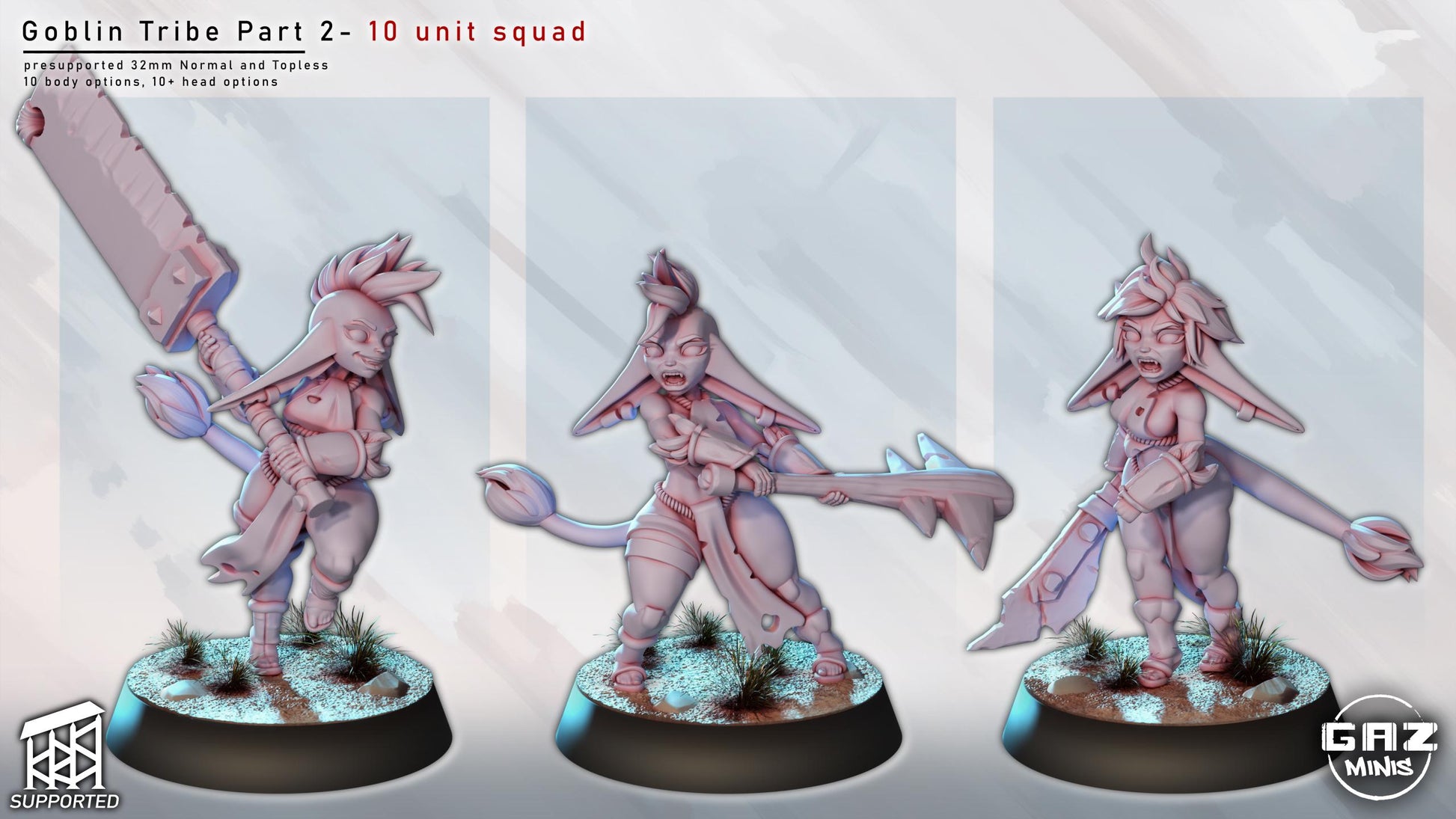 Goblin Tribe Warrior Bundle | Gaz Miniatures
