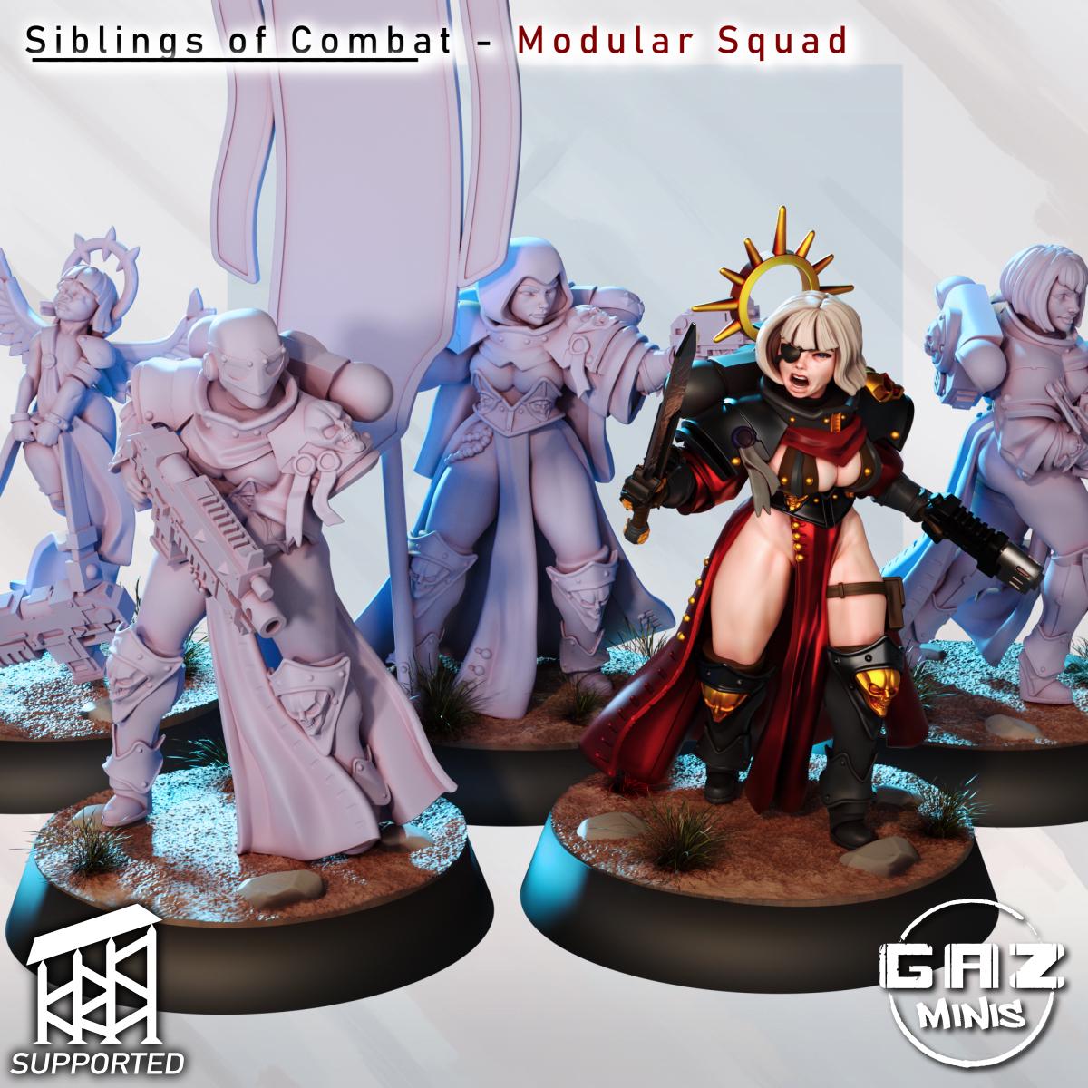 Siblings of Combat Modular Squad | Gaz Minis
