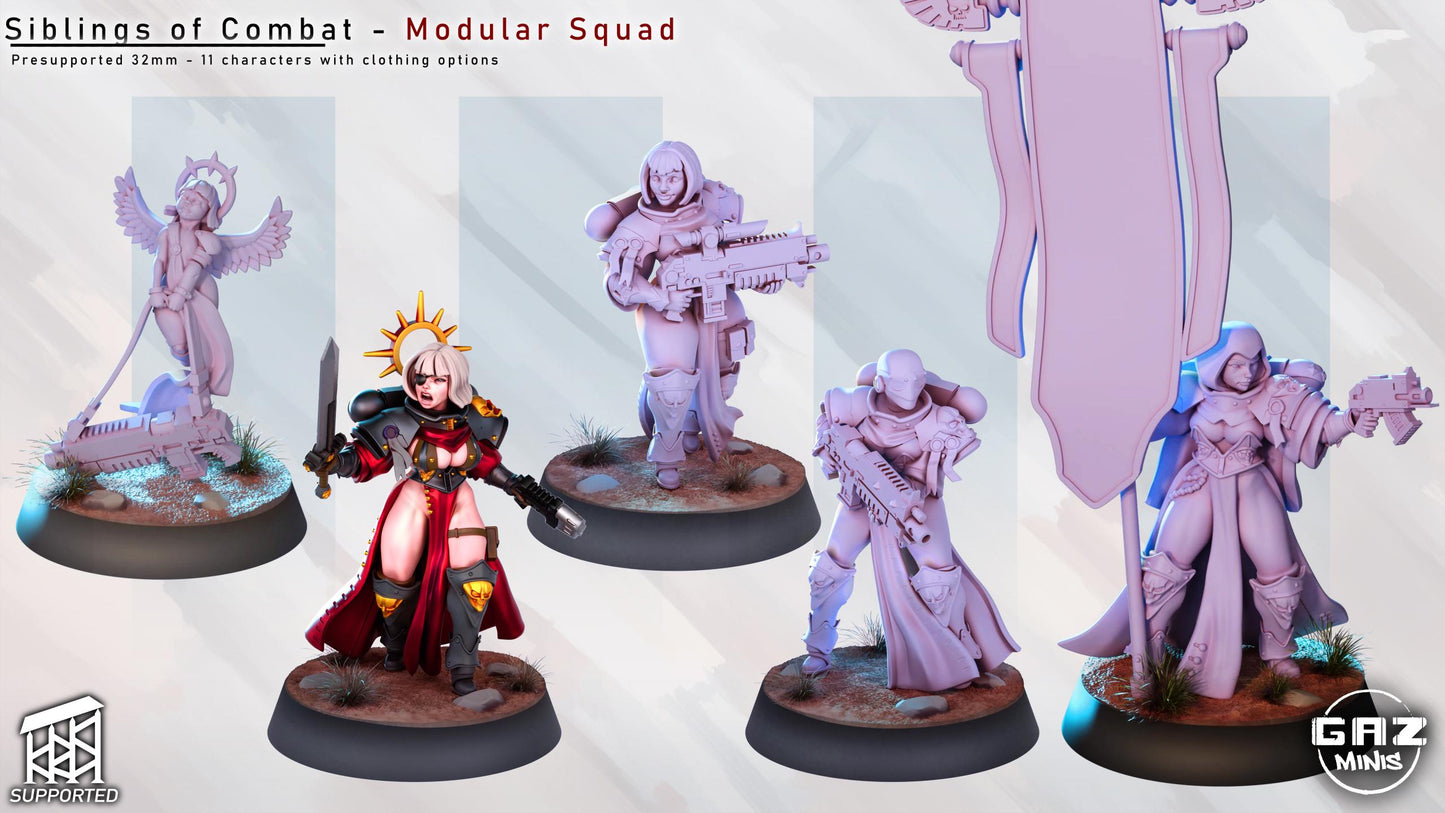 Siblings of Combat Modular Squad | Gaz Minis