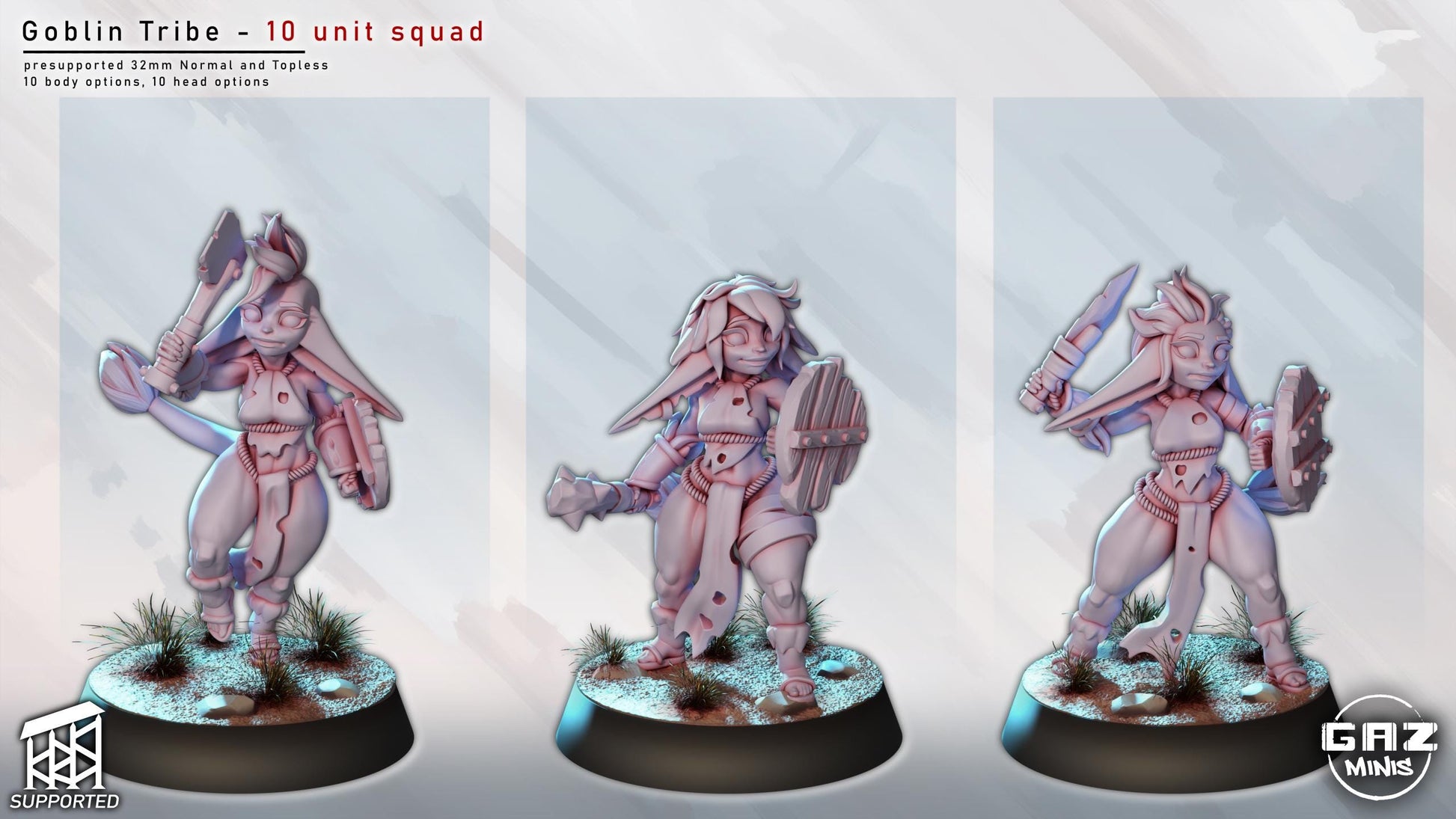Goblin Tribe Miniature Bundle | Gaz Minis