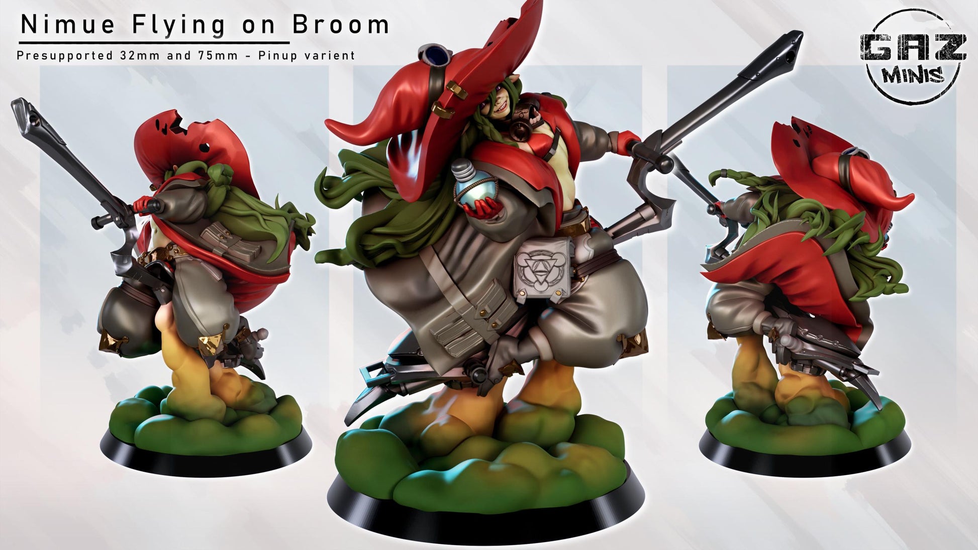 Goblin Witch Miniature | Gaz Minis