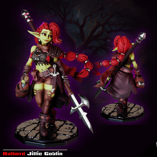 Halberd Goblin Miniature | Gaz Minis