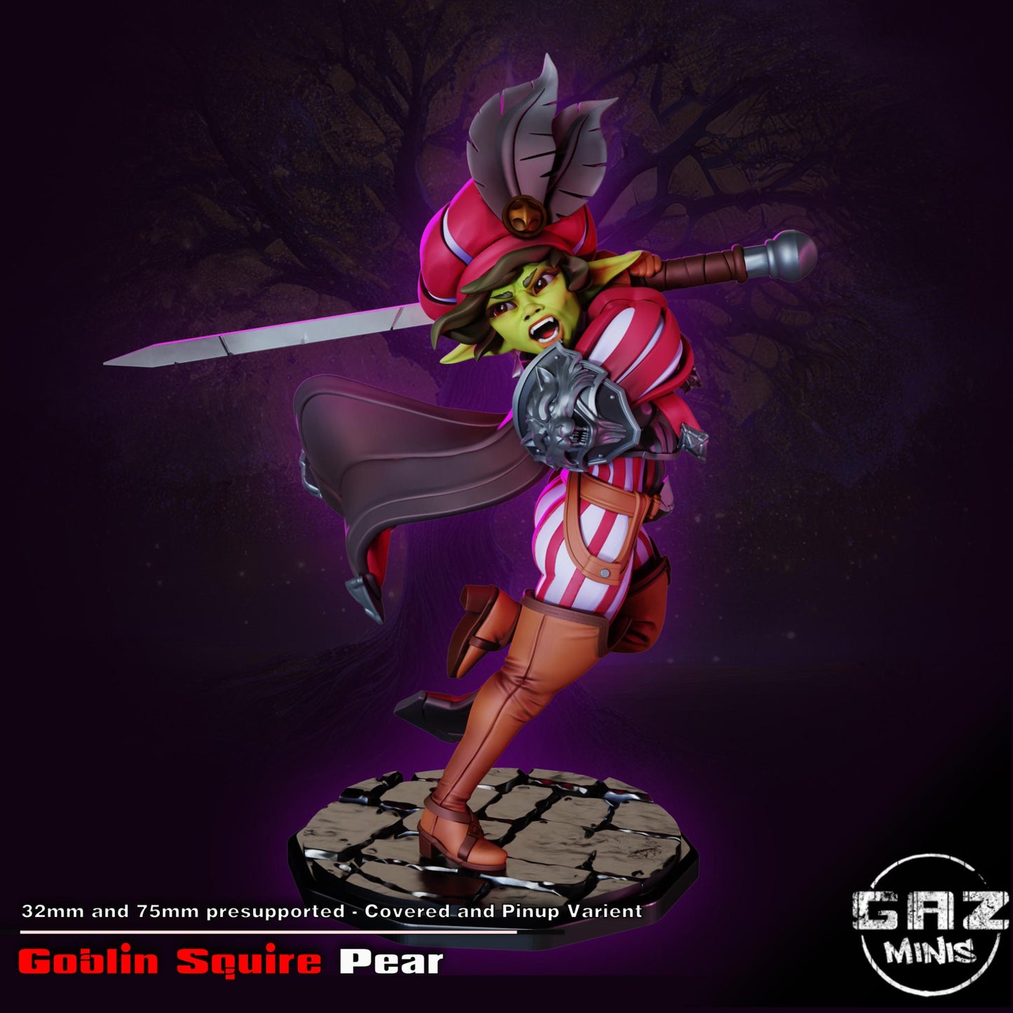 Goblin Squire Miniature | Gaz Minis